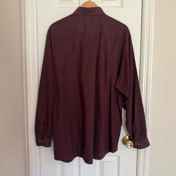 Brooks Brother Madison Fit 100% Cotton Red Casual Button Down Shirt XL - Picture 5 of 7